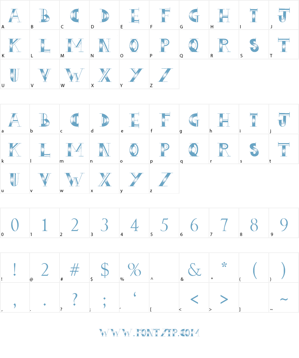 Love Hue Font Character